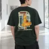 "Golden Tea Stroll" Heavyweight Unisex Crewneck T-shirt | Gildan 5000