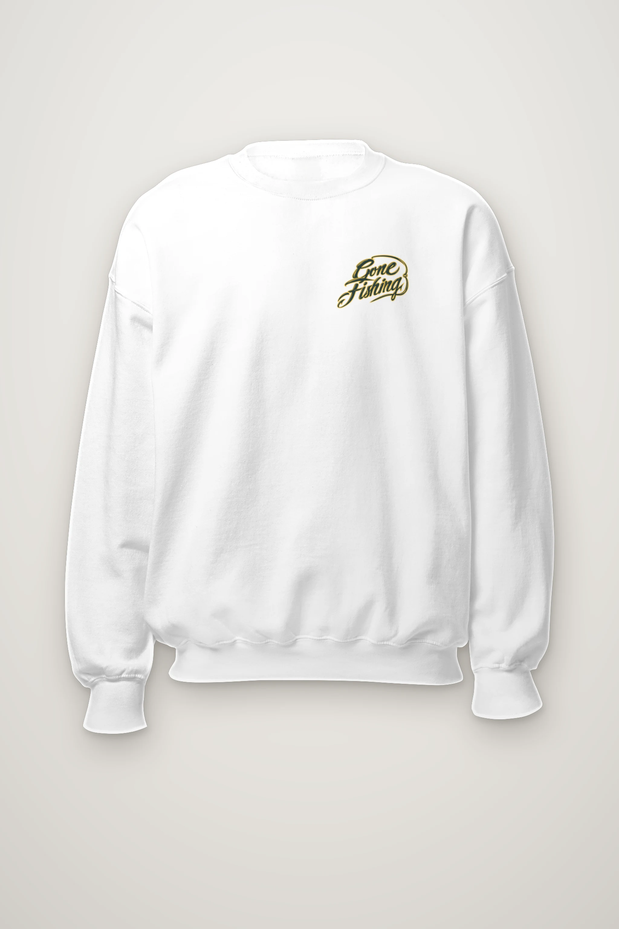 "Gone Fishing" Heavy Blend Unisex Crewneck Sweatshirt
