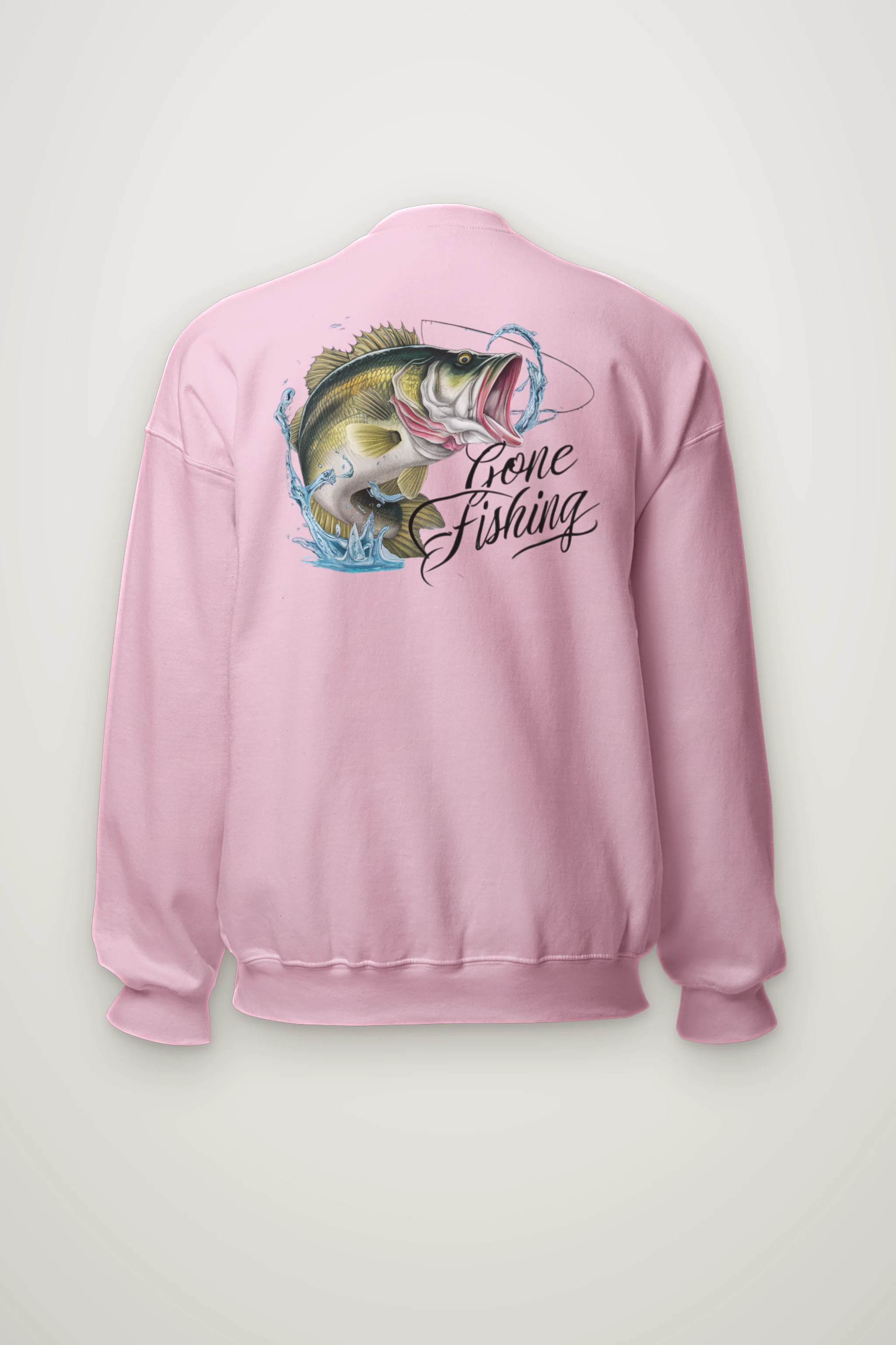 "Gone Fishing" Heavy Blend Unisex Crewneck Sweatshirt