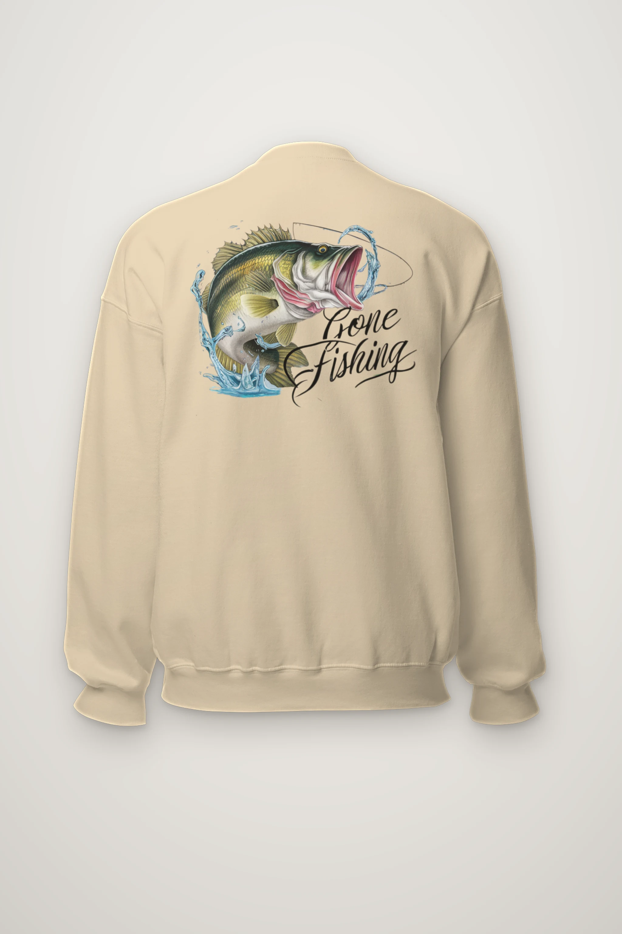 "Gone Fishing" Heavy Blend Unisex Crewneck Sweatshirt