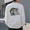 "Gone Fishing" Unisex Longsleeve T-shirt | Gildan 2400