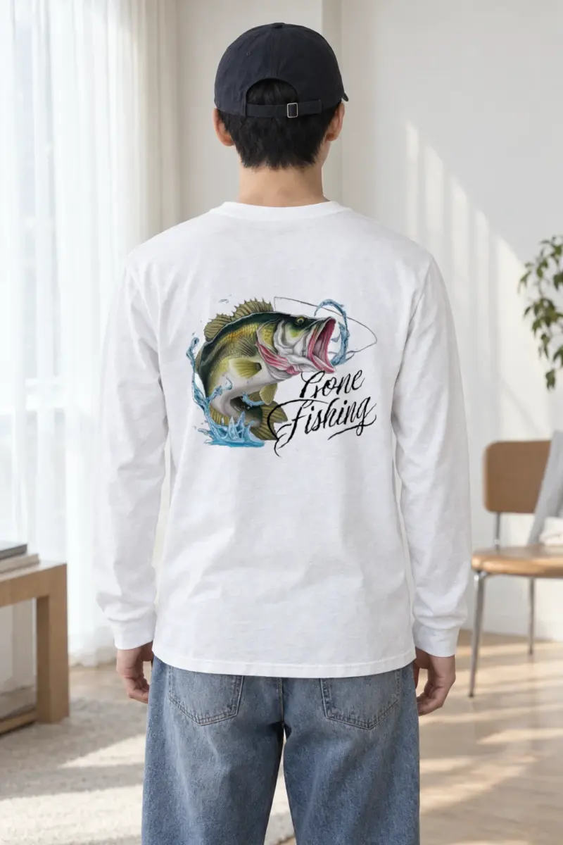 "Gone Fishing" Unisex Longsleeve T-shirt