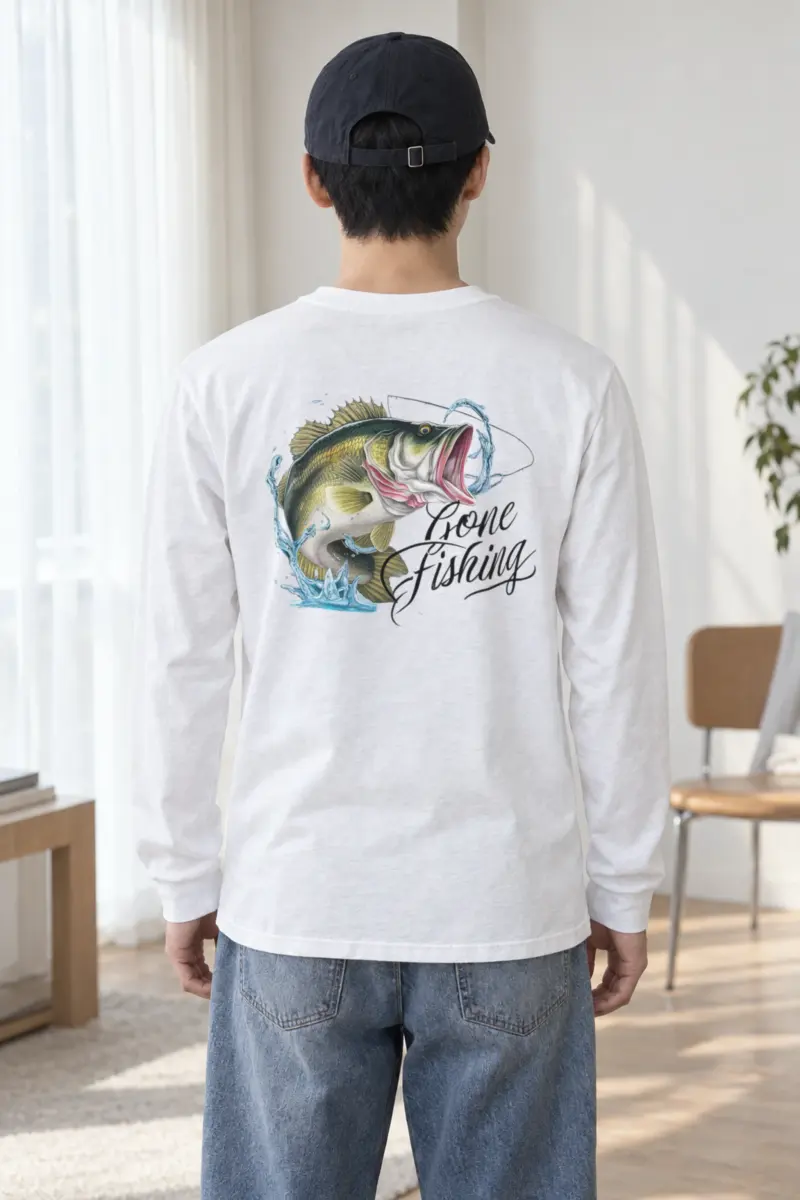 "Gone Fishing" Unisex Longsleeve T-shirt
