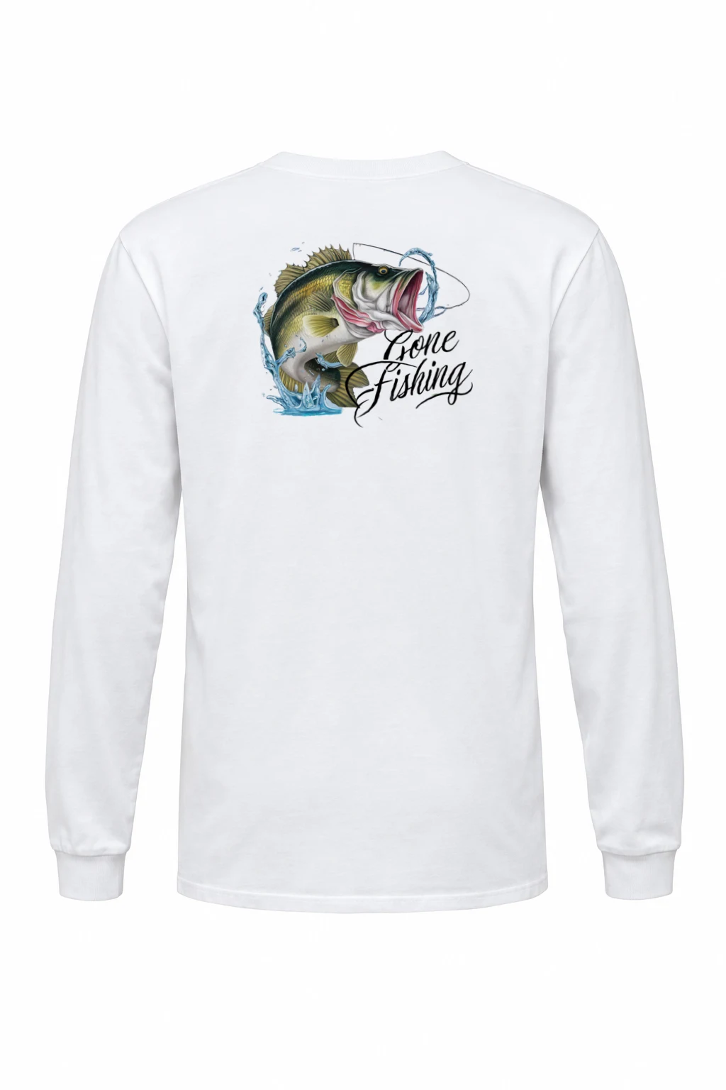 "Gone Fishing" Unisex Longsleeve T-shirt | Gildan 2400