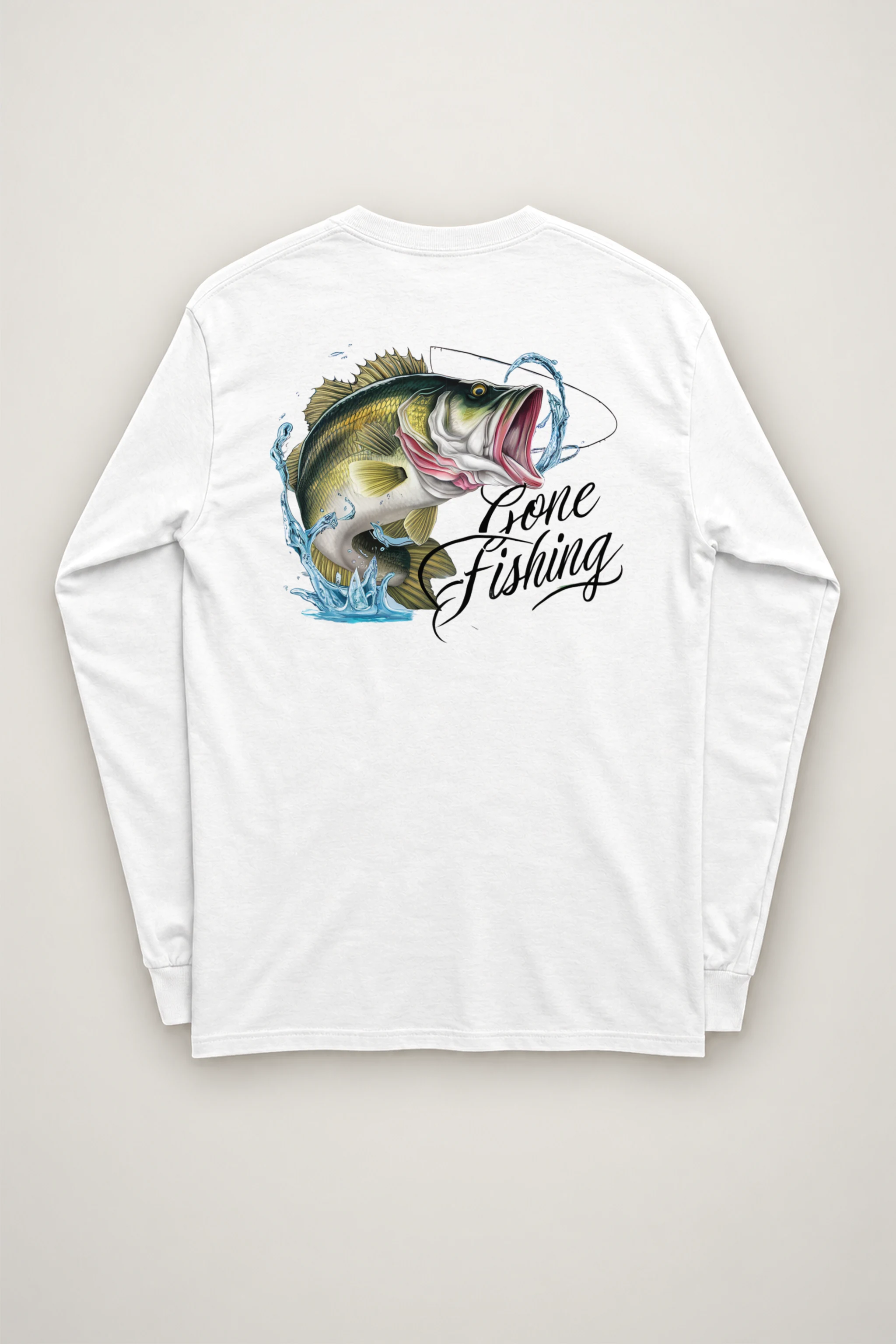 "Gone Fishing" Unisex Longsleeve T-shirt