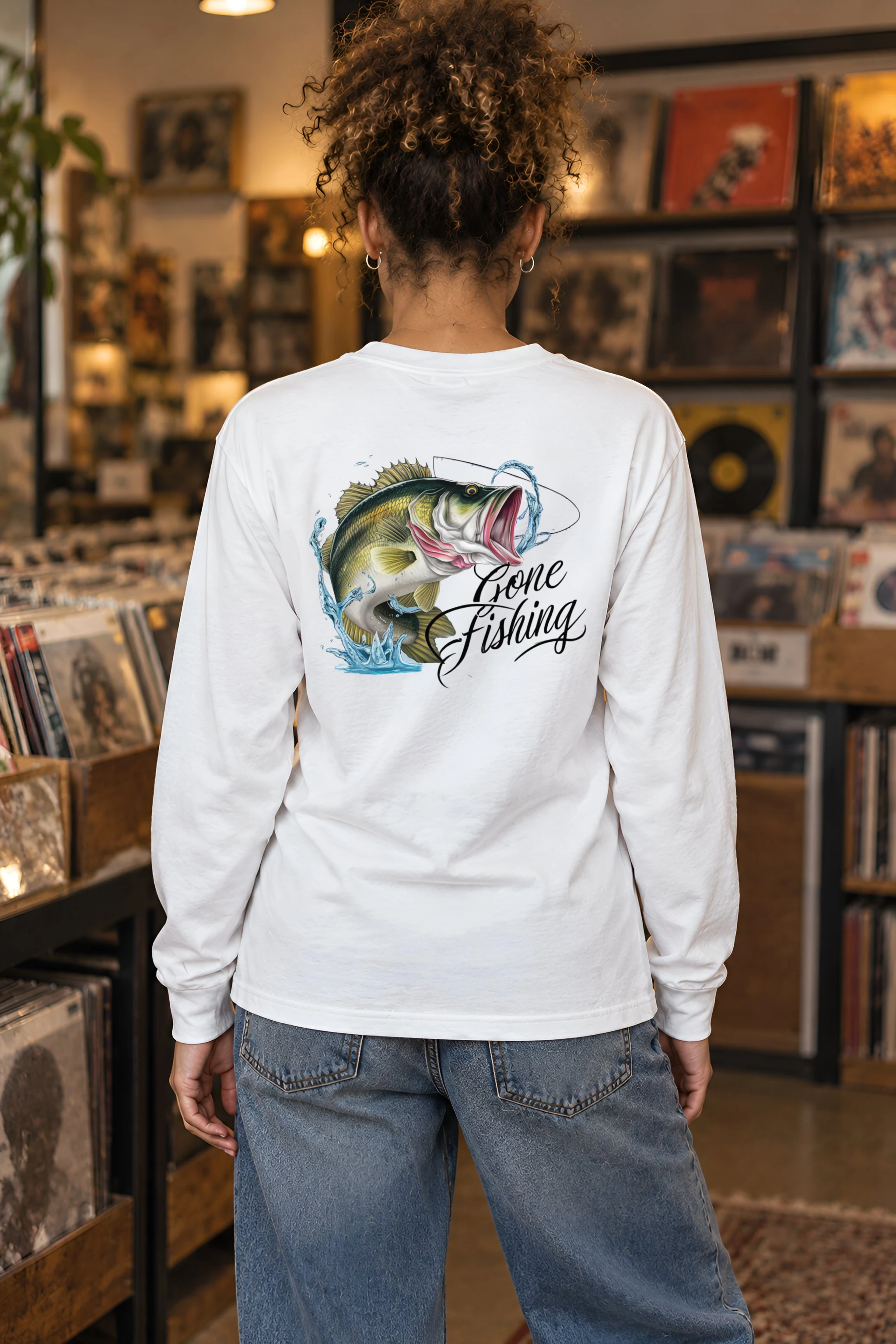 "Gone Fishing" Unisex Longsleeve T-shirt