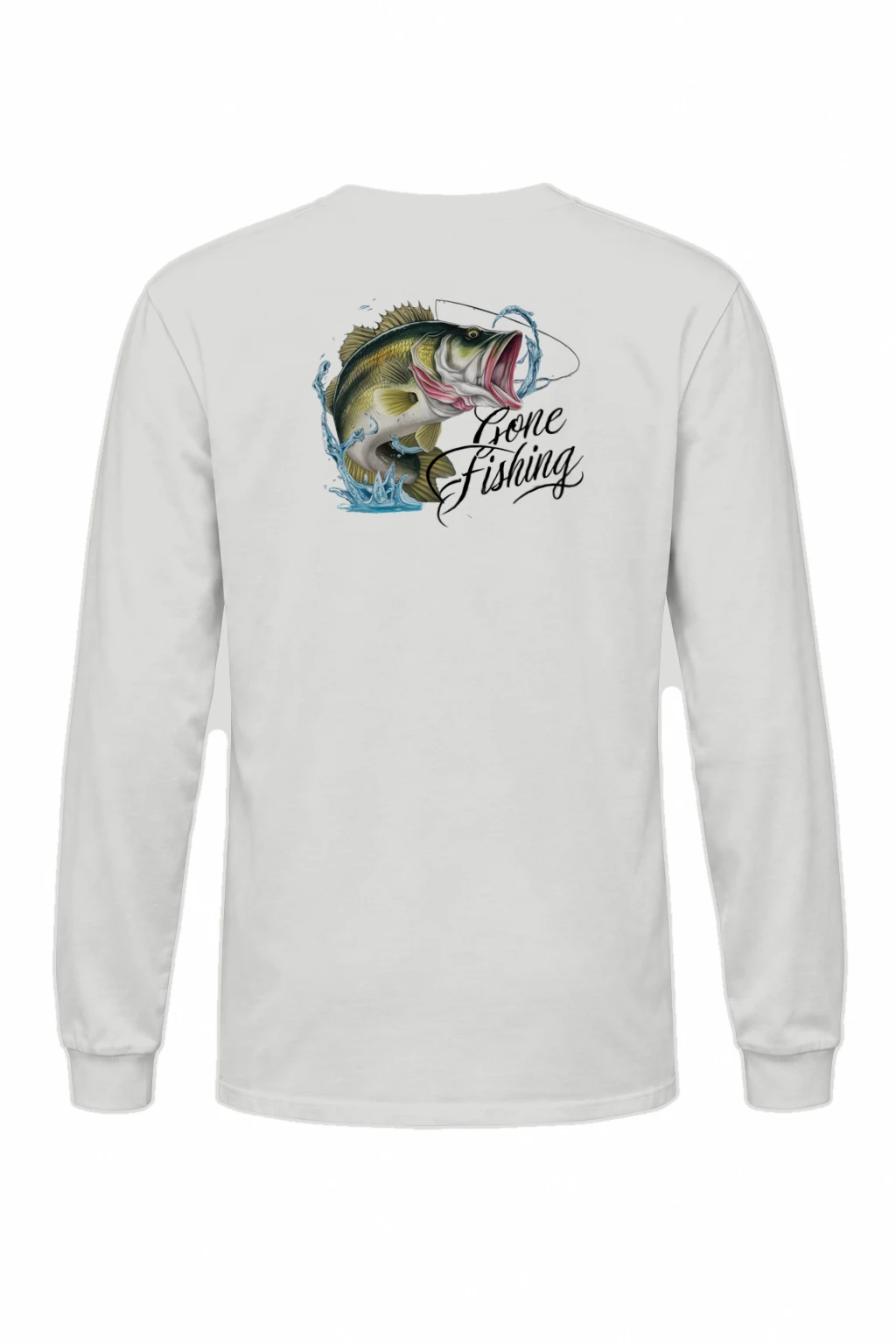 "Gone Fishing" Unisex Longsleeve T-shirt | Gildan 2400
