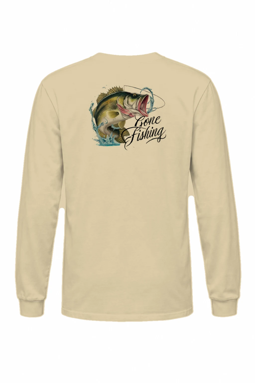 "Gone Fishing" Unisex Longsleeve T-shirt | Gildan 2400