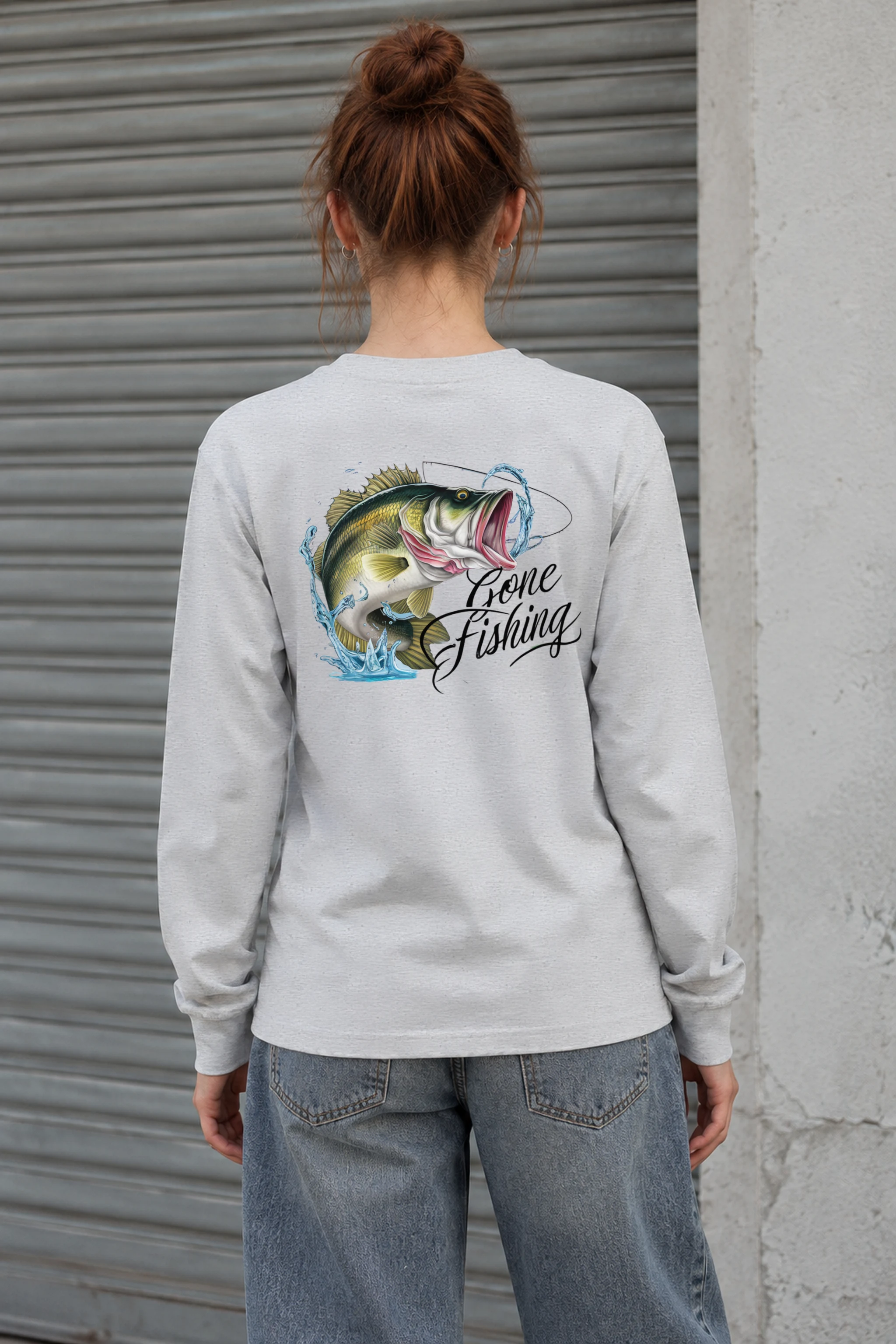 "Gone Fishing" Unisex Longsleeve T-shirt