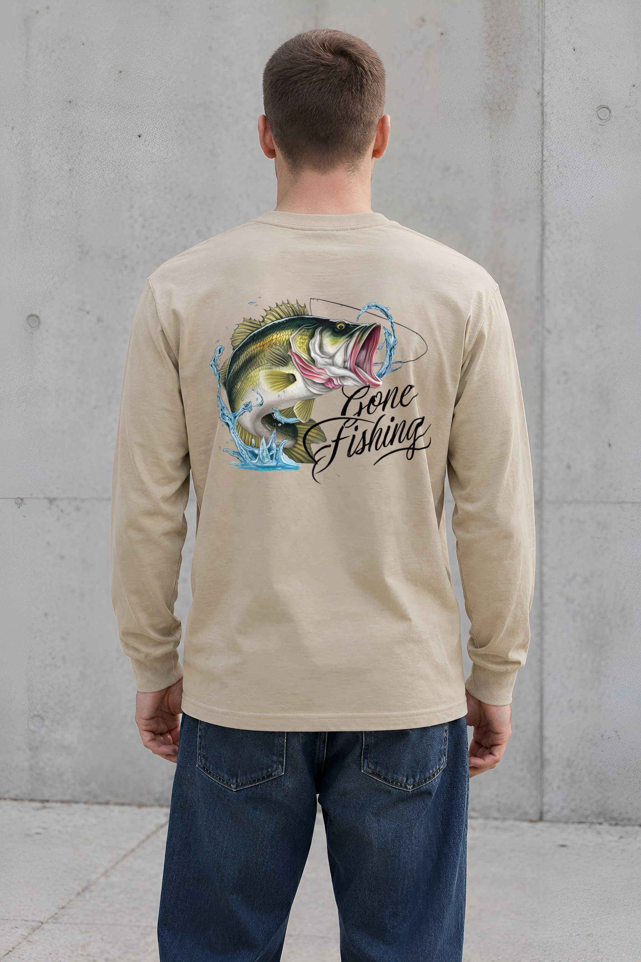 "Gone Fishing" Unisex Longsleeve T-shirt