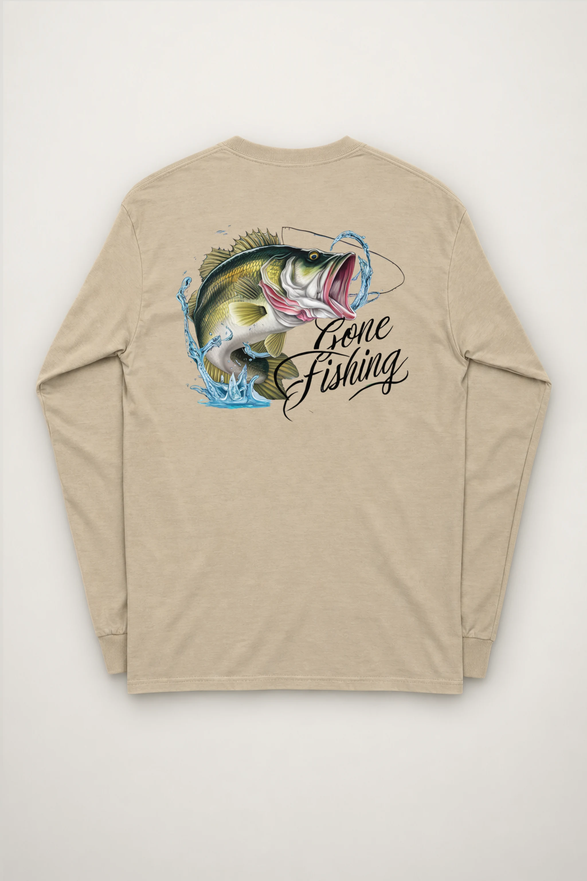 "Gone Fishing" Unisex Longsleeve T-shirt