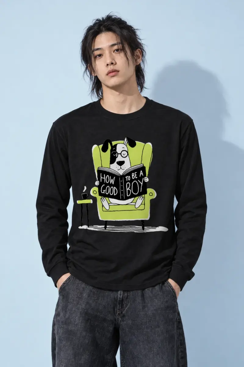 "Good Boy Guide" Unisex Longsleeve T-shirt | Gildan 2400