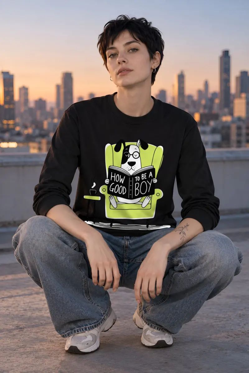 "Good Boy Guide" Unisex Longsleeve T-shirt