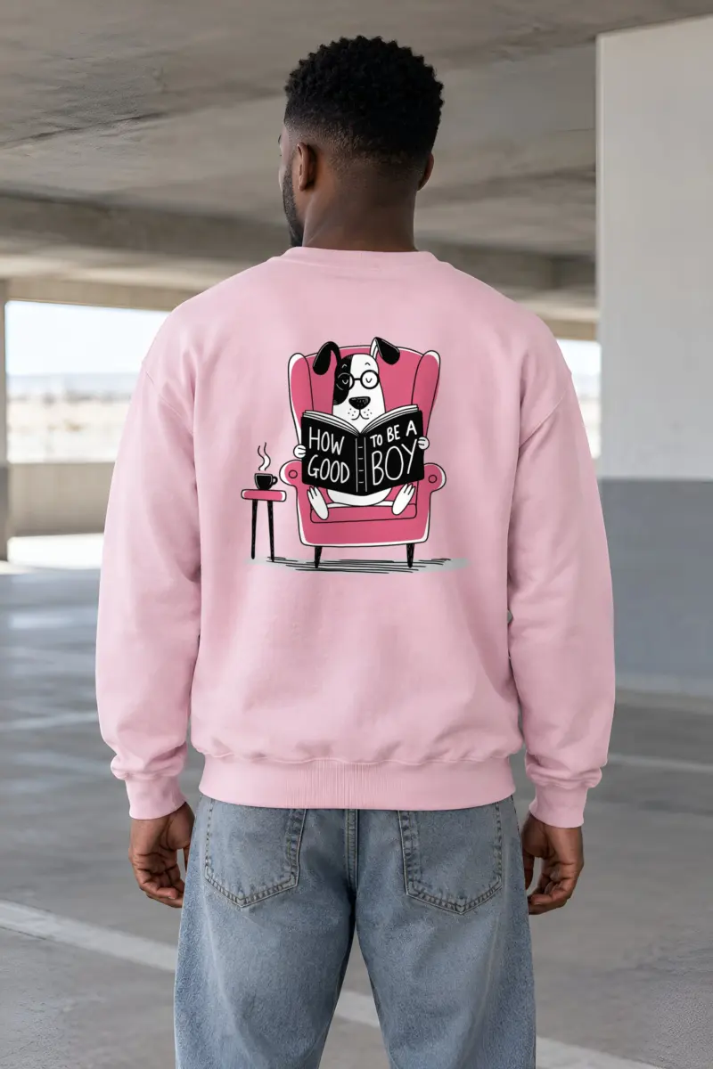 "Good Boy Reading Club" Heavy Blend Unisex Crewneck Sweatshirt