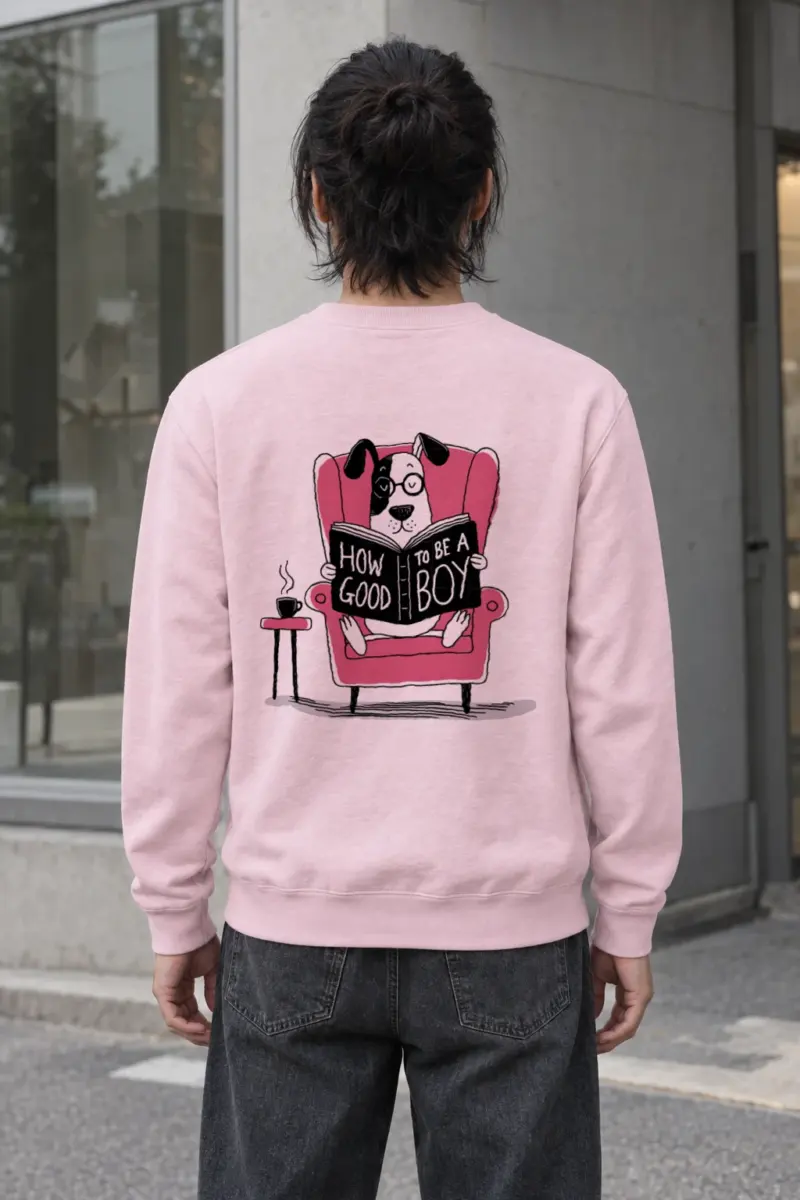 "Good Boy Reading Club" Heavy Blend Unisex Crewneck Sweatshirt