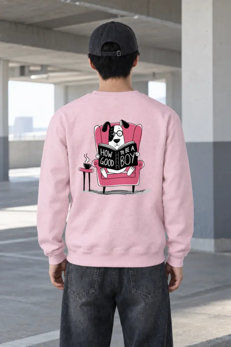 "Good Boy Reading Club" Heavy Blend Unisex Crewneck Sweatshirt