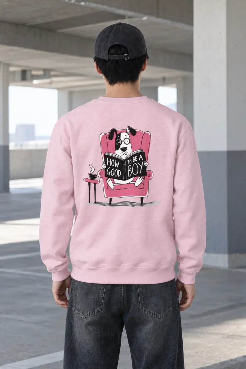 "Good Boy Reading Club" Heavy Blend Unisex Crewneck Sweatshirt