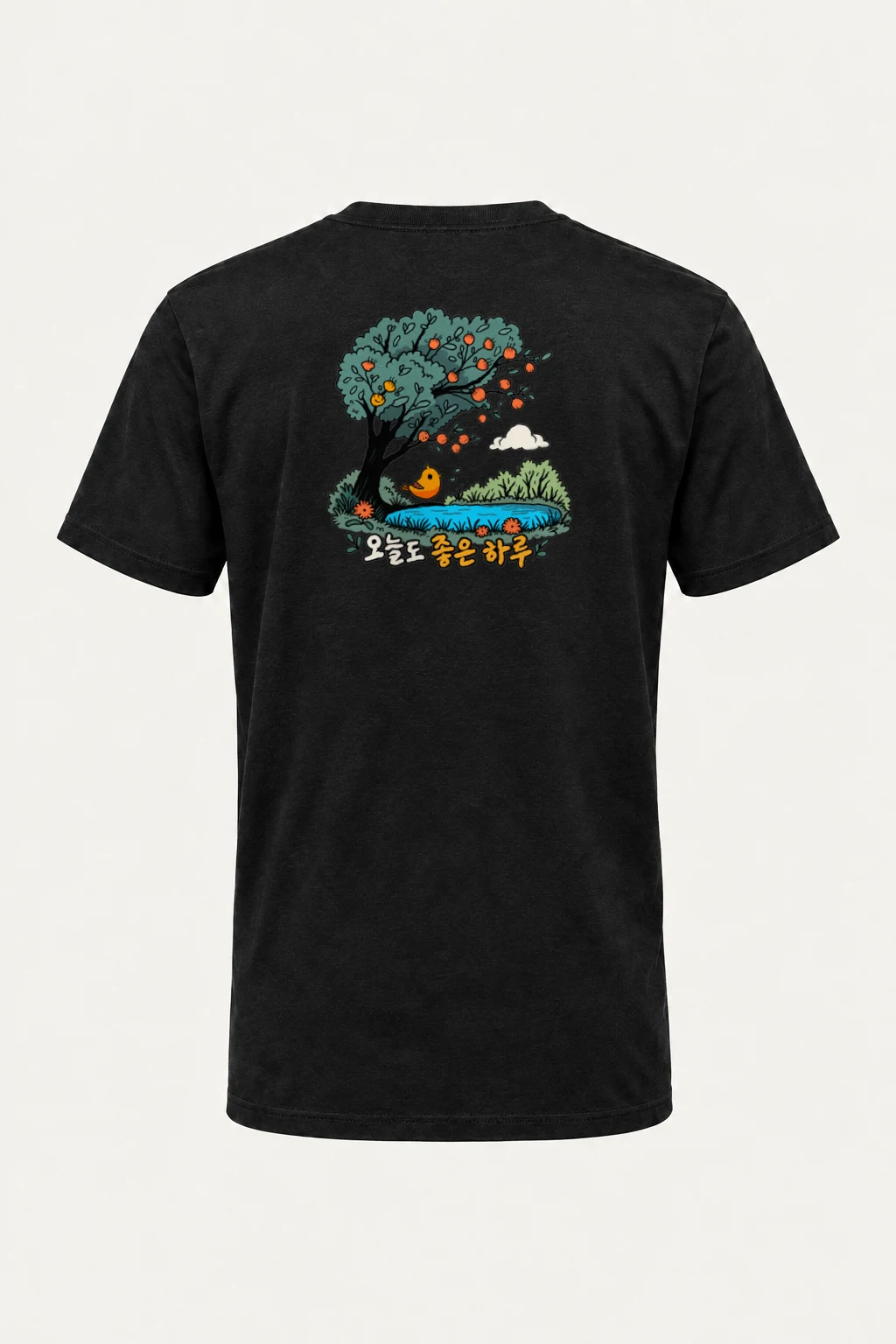 "Good Day Bird" Heavyweight Unisex Crewneck T-shirt | Gildan 5000
