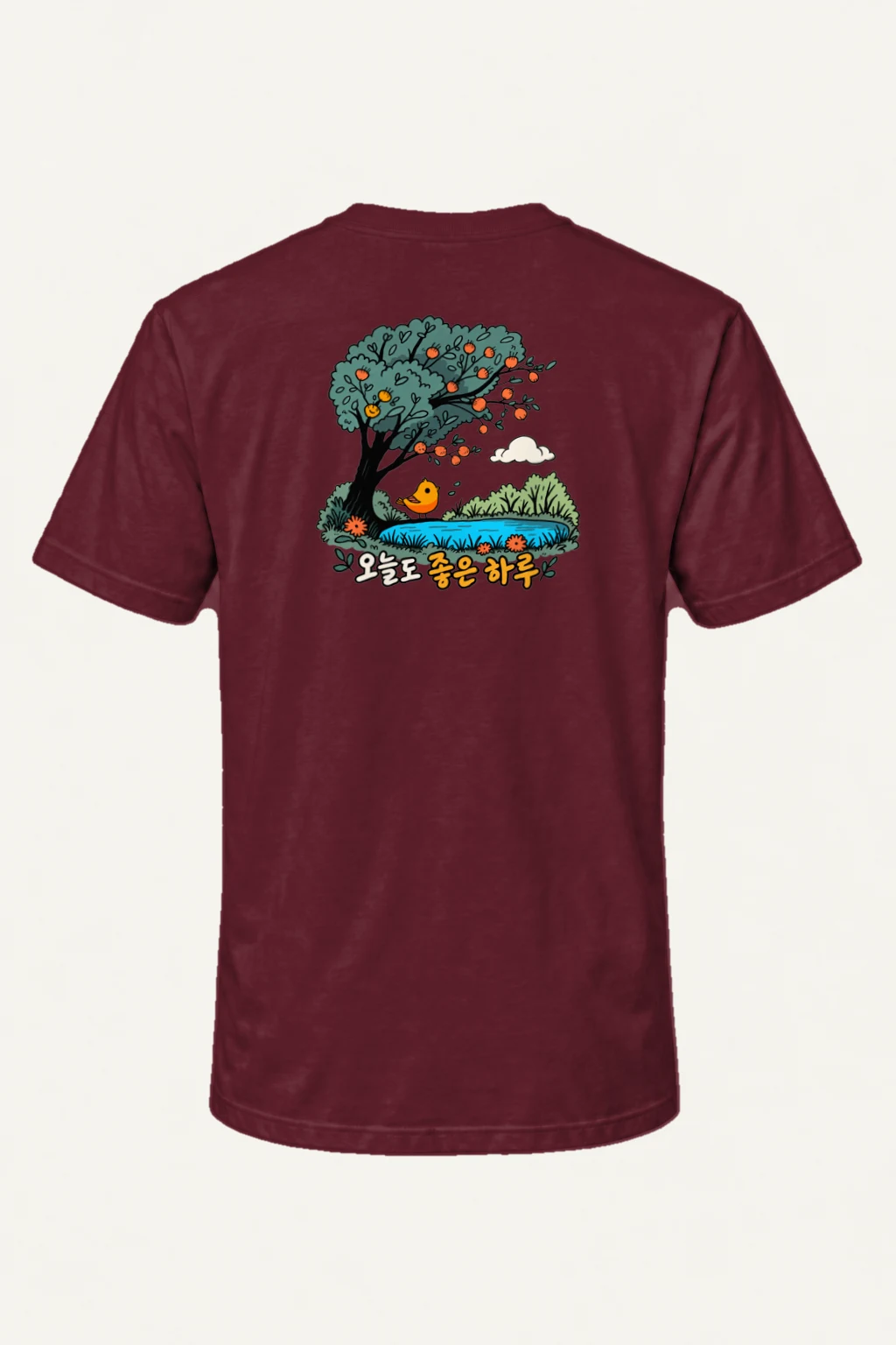 "Good Day Bird" Heavyweight Unisex Crewneck T-shirt | Gildan 5000