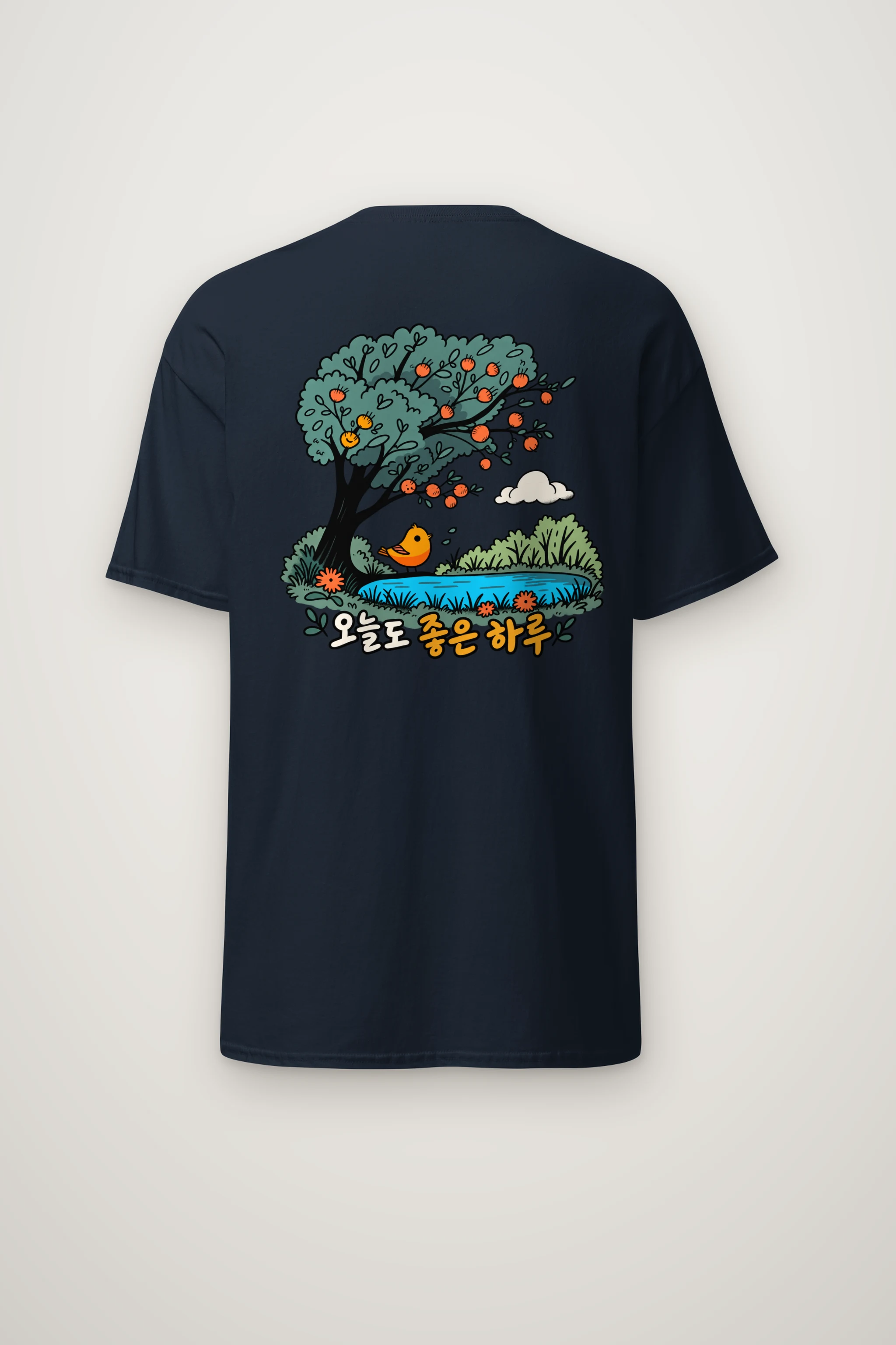 "Good Day Bird" Heavyweight Unisex Crewneck T-shirt
