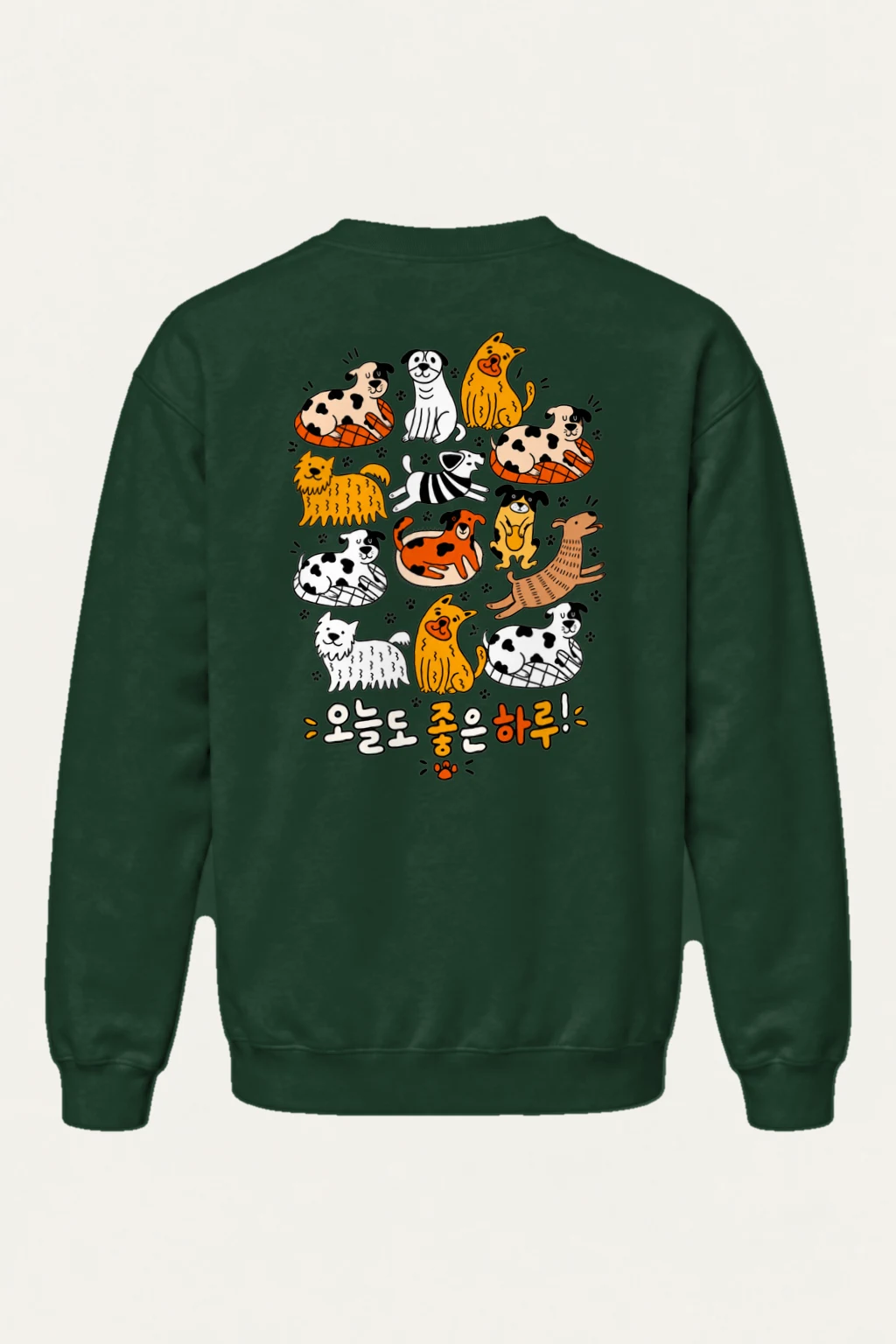"Good Day Dogs" Heavy Blend Unisex Crewneck Sweatshirt | Gildan 18000