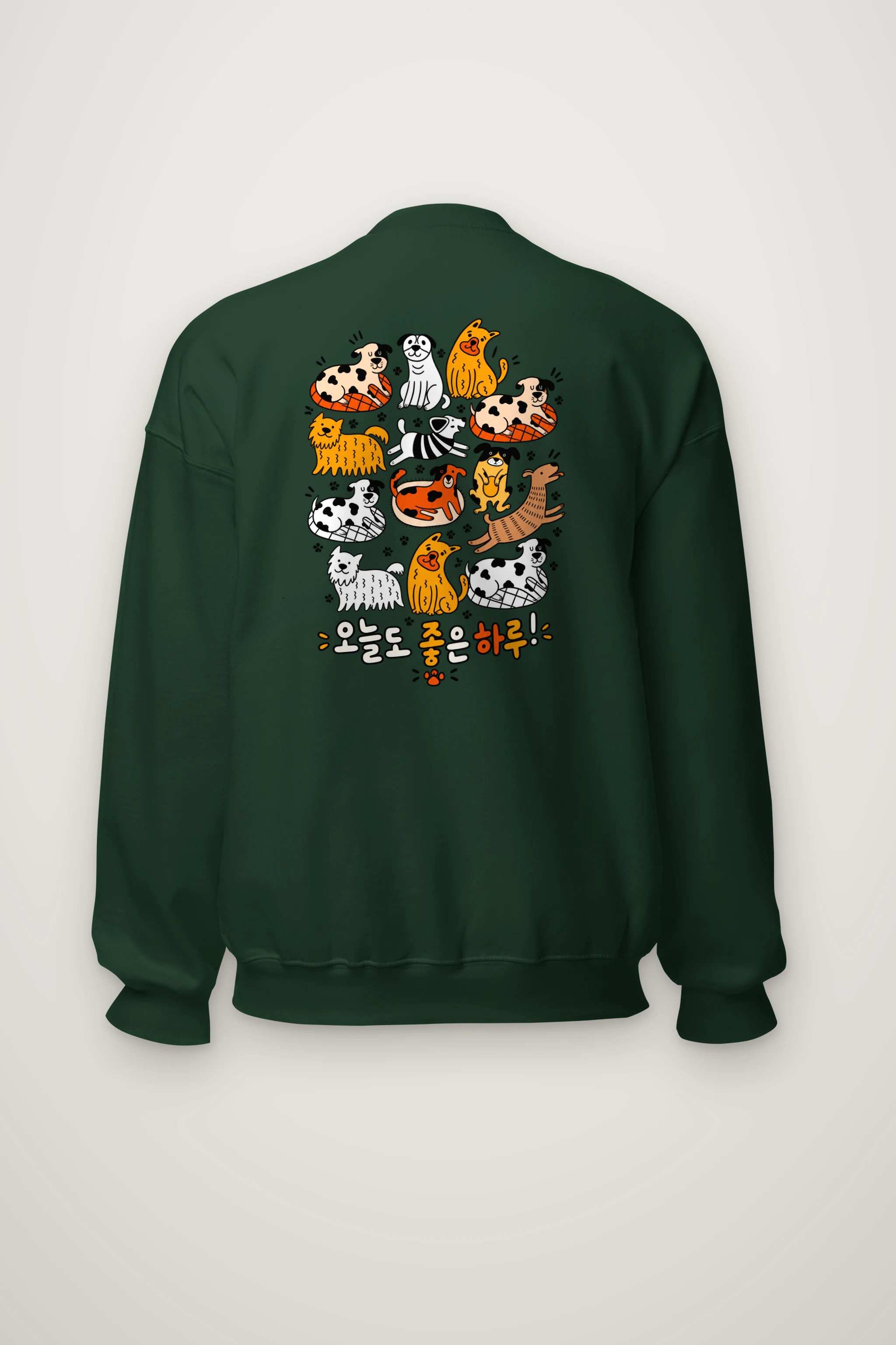 "Good Day Dogs" Heavy Blend Unisex Crewneck Sweatshirt
