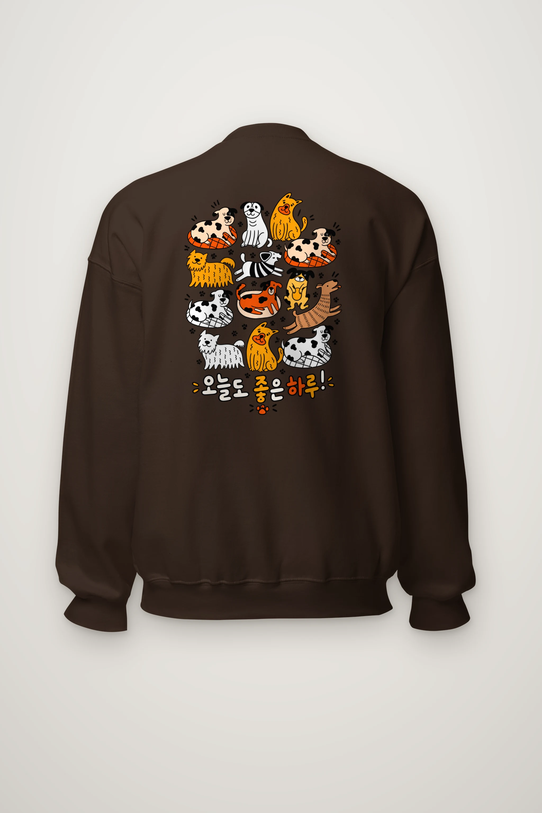 "Good Day Dogs" Heavy Blend Unisex Crewneck Sweatshirt