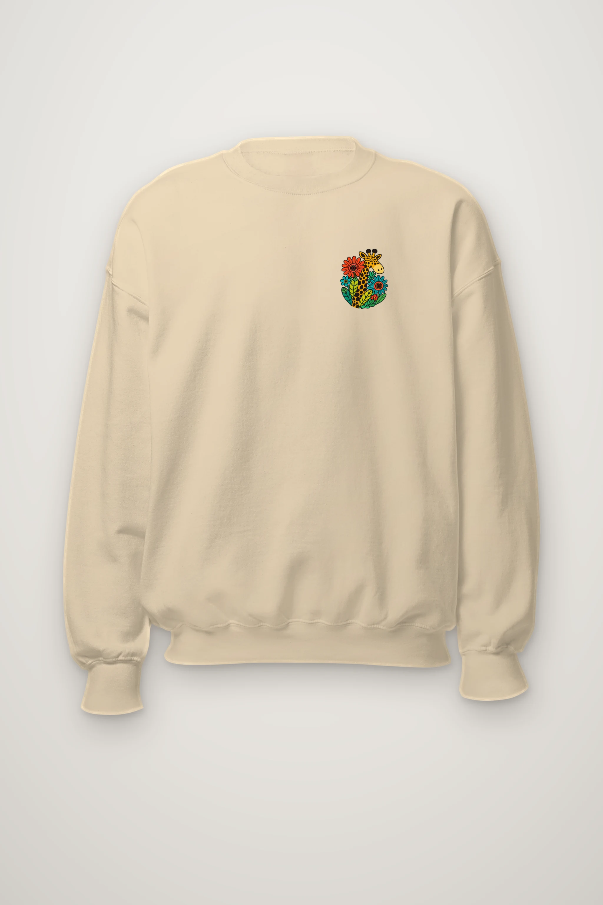 "Good Day Giraffe" Heavy Blend Unisex Crewneck Sweatshirt