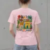 "Good Day Giraffe" Heavyweight Unisex Crewneck T-shirt