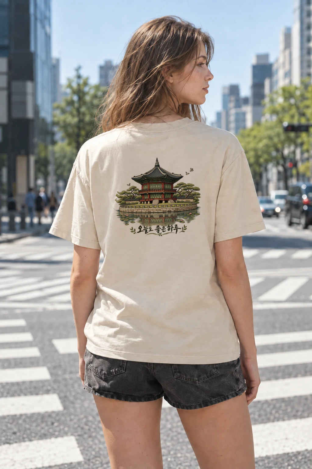 "Good Day Pavilion" Heavyweight Unisex Crewneck T-shirt | Gildan 5000