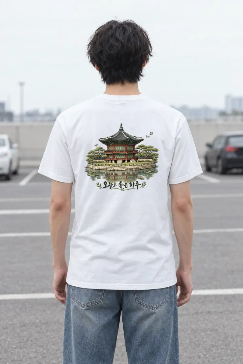 "Good Day Pavilion" Heavyweight Unisex Crewneck T-shirt