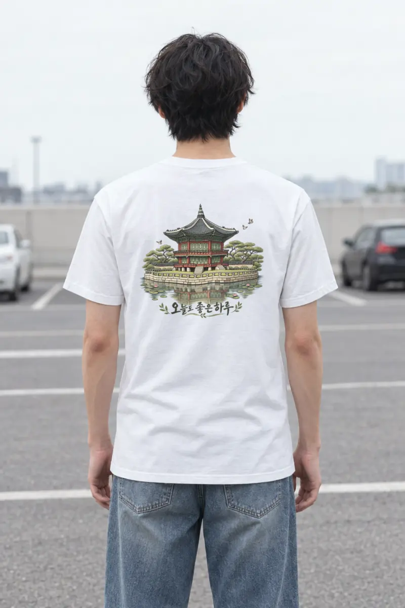 "Good Day Pavilion" Heavyweight Unisex Crewneck T-shirt