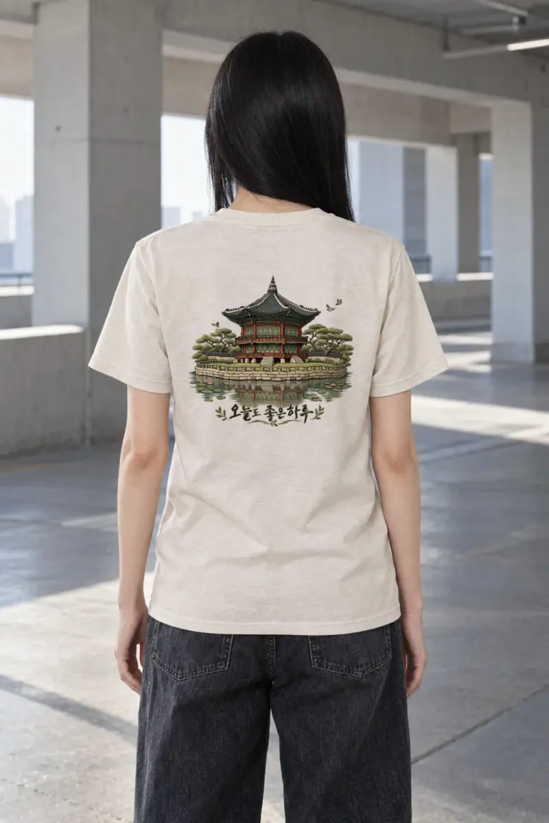 "Good Day Pavilion" Heavyweight Unisex Crewneck T-shirt | Gildan 5000