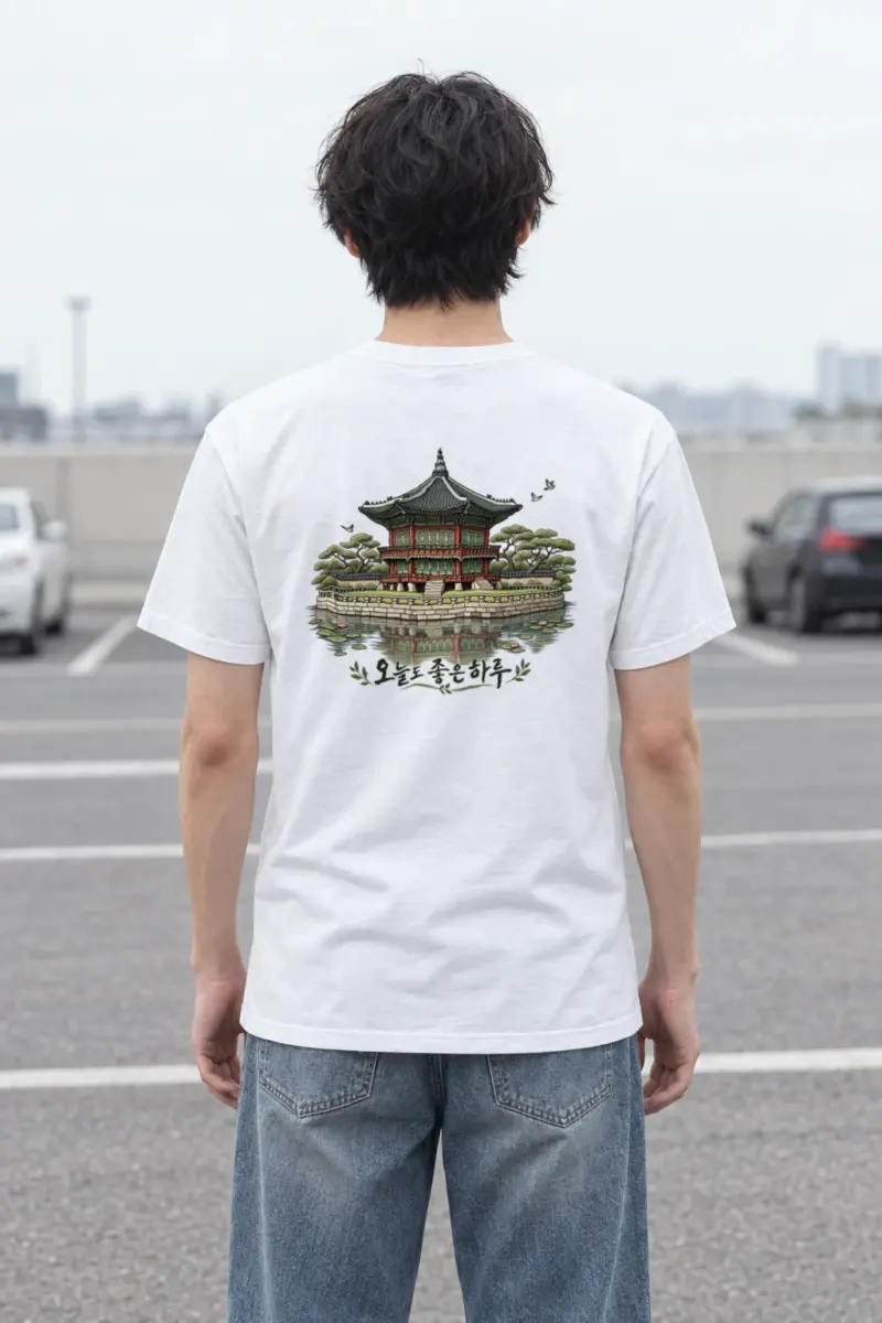 "Good Day Pavilion" Heavyweight Unisex Crewneck T-shirt