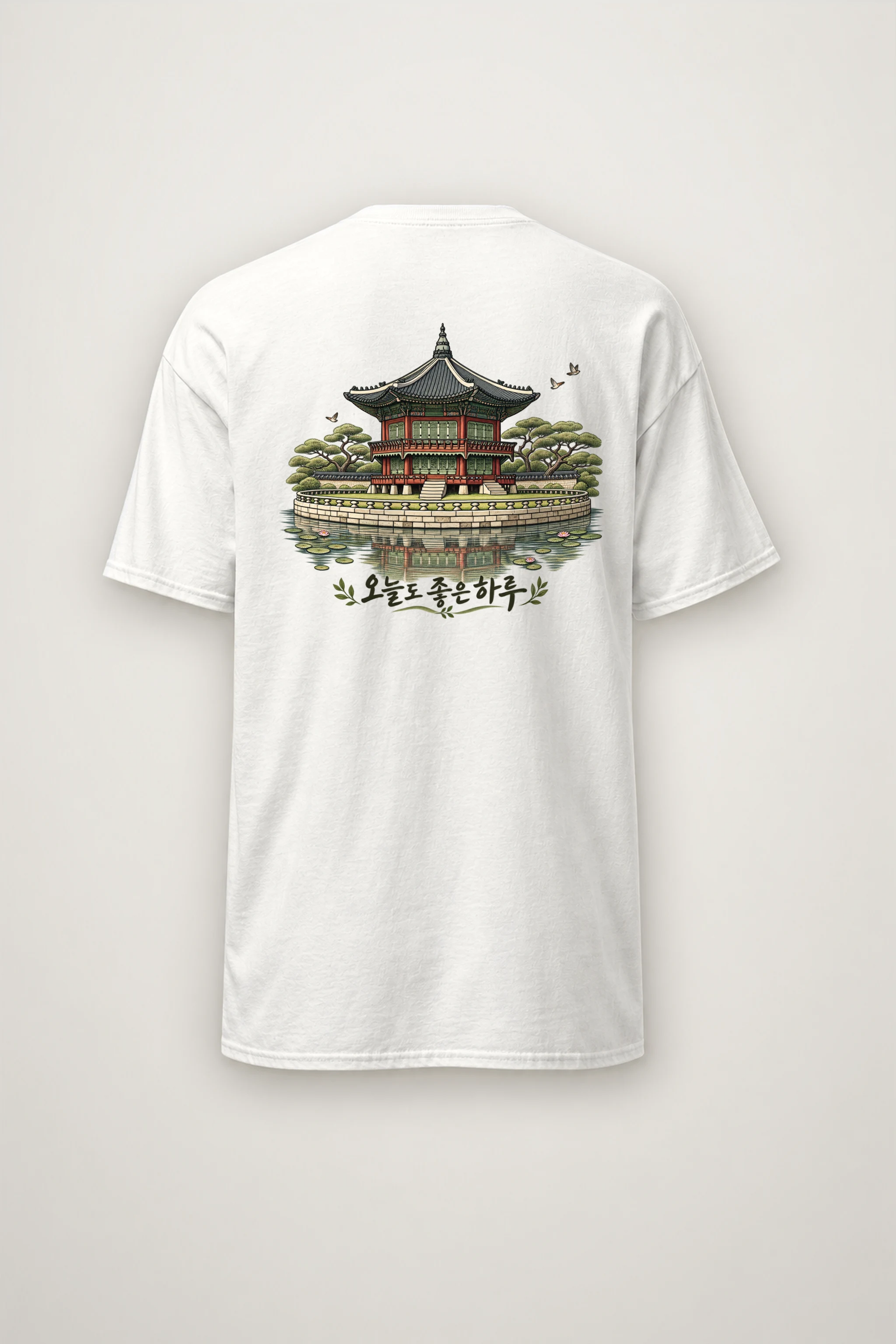 "Good Day Pavilion" Heavyweight Unisex Crewneck T-shirt