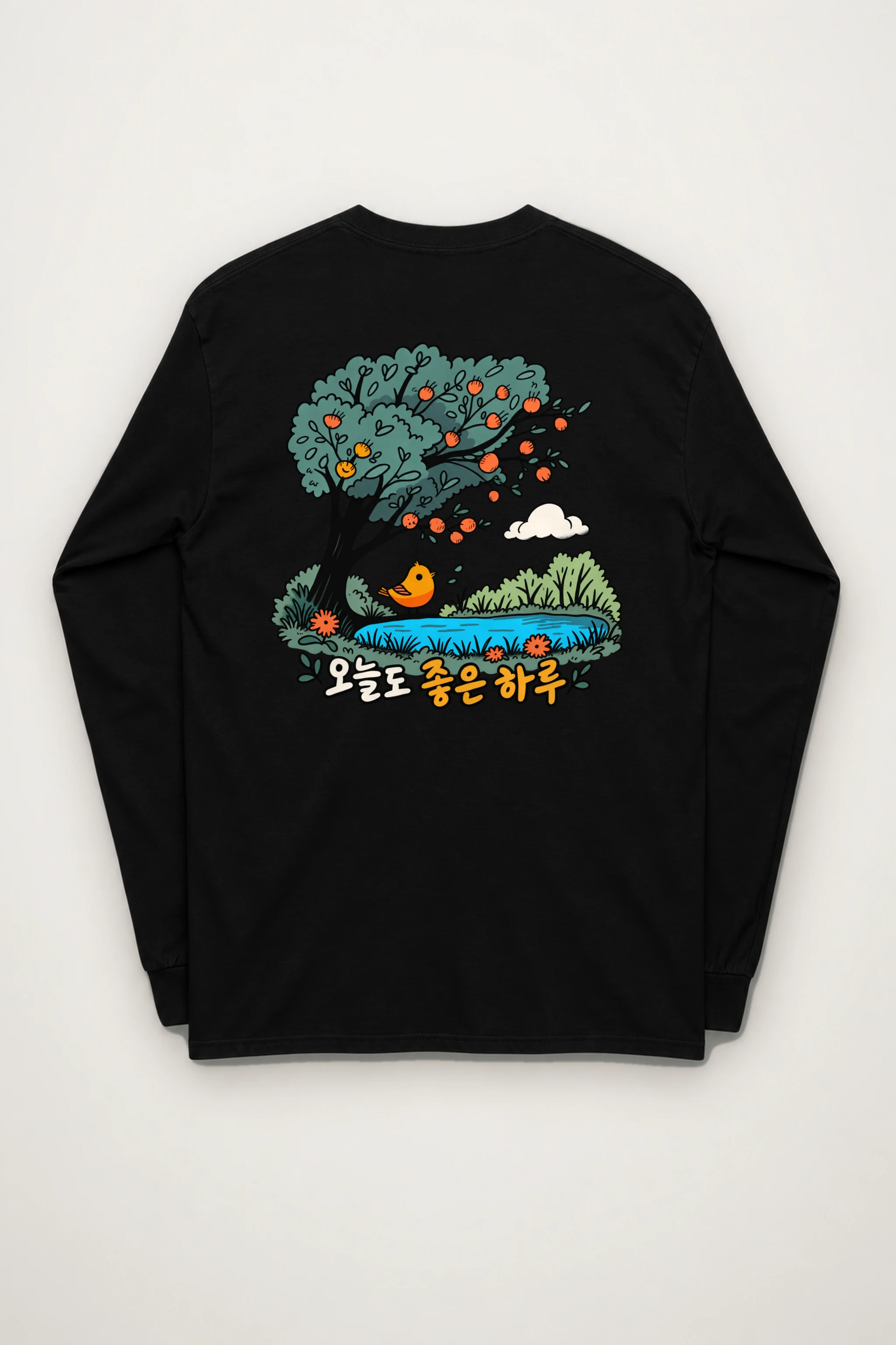 "Good Day Pond" Unisex Longsleeve T-shirt