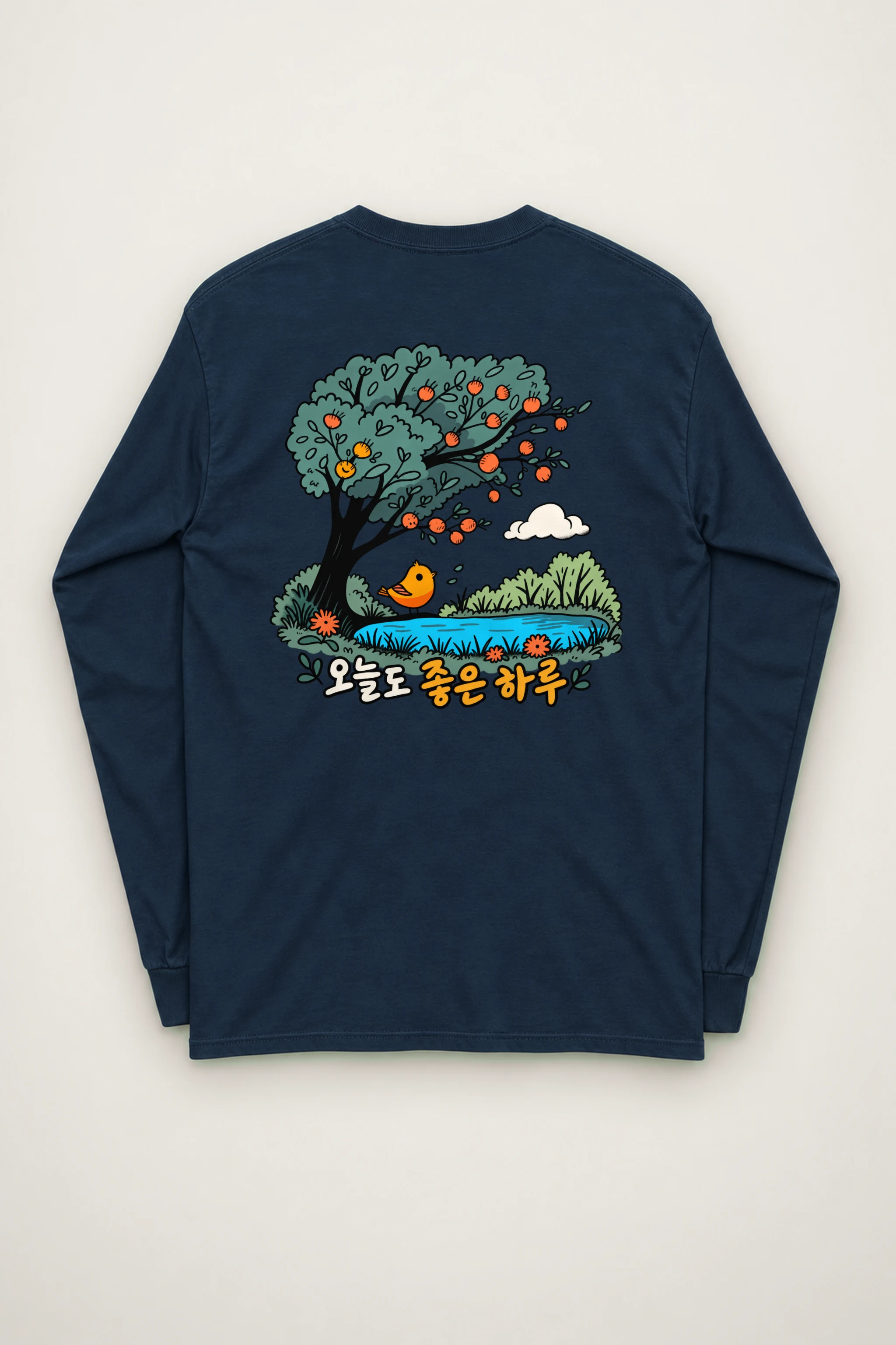 "Good Day Pond" Unisex Longsleeve T-shirt