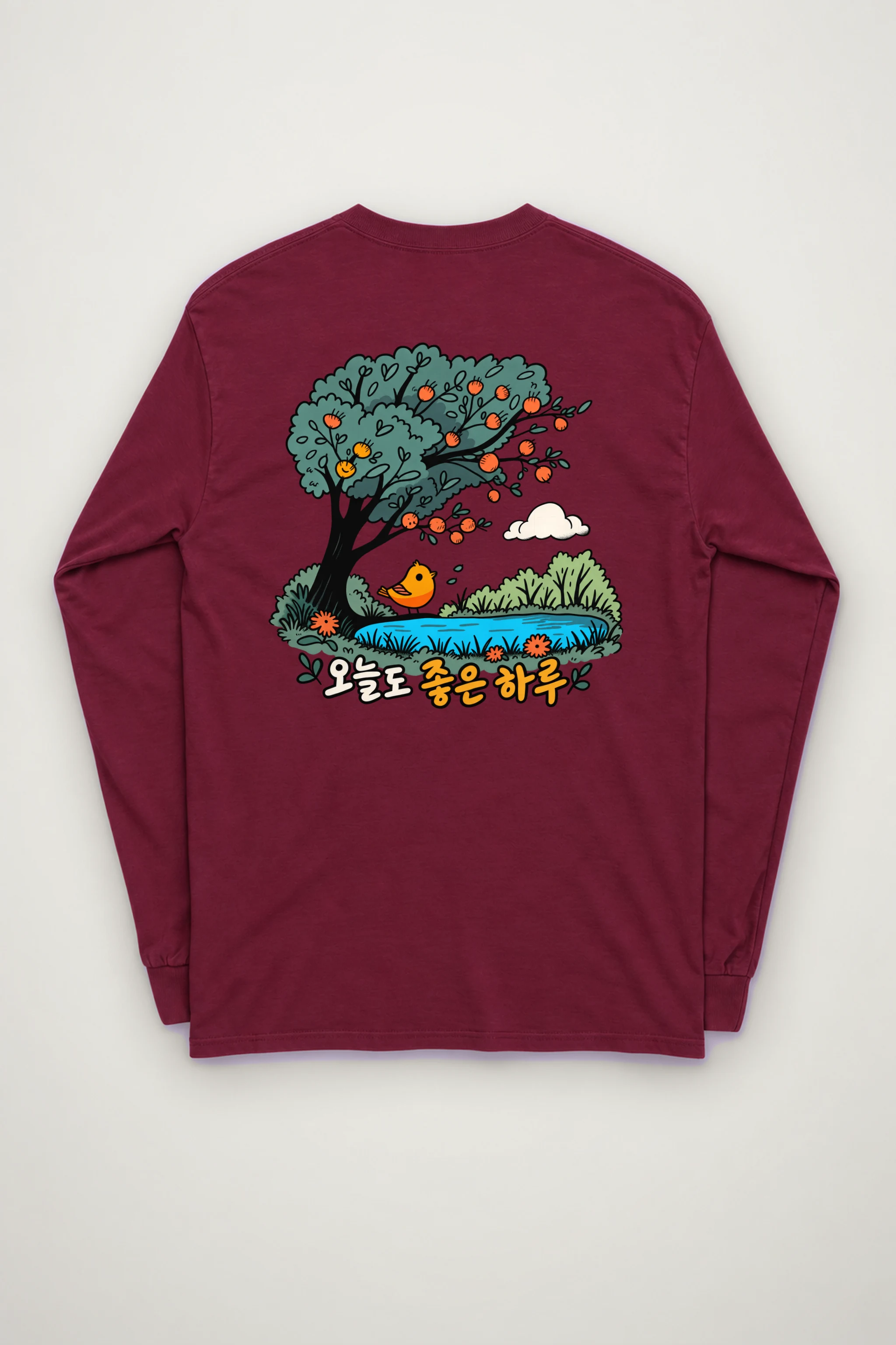 "Good Day Pond" Unisex Longsleeve T-shirt