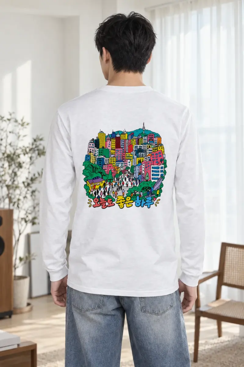 "Good Day Seoul" Unisex Longsleeve T-shirt