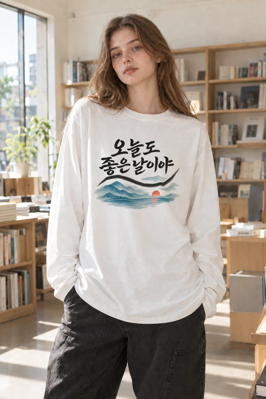 "Good Day Today" Unisex Longsleeve T-shirt | Gildan 2400