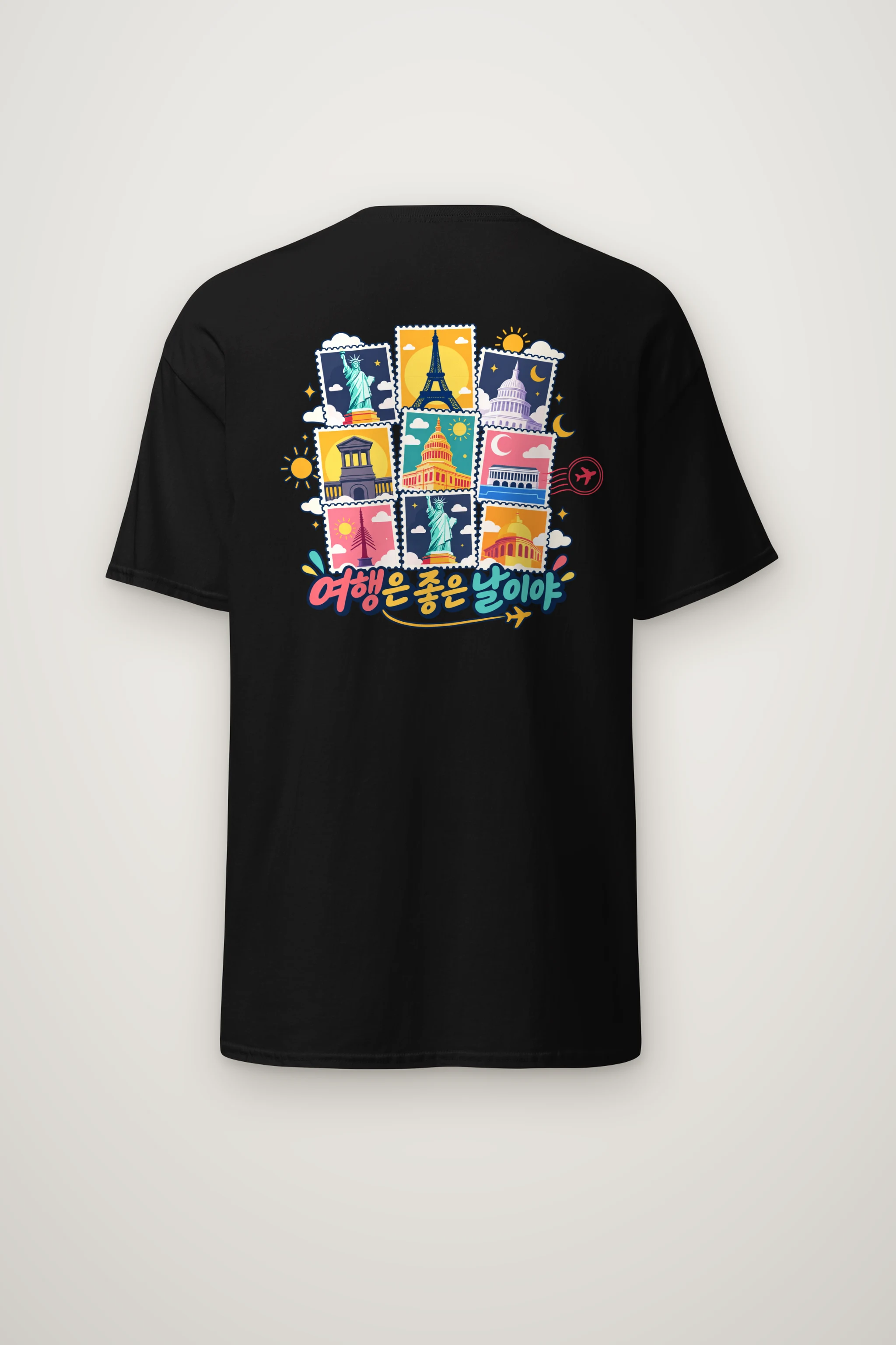 "Good Day Travel" Heavyweight Unisex Crewneck T-shirt
