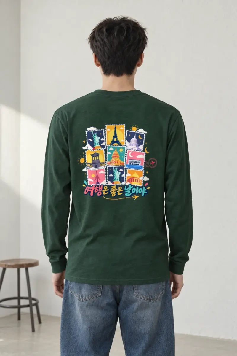 "Good Day Travels" Unisex Longsleeve T-shirt | Gildan 2400