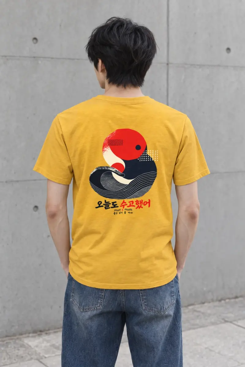 "Good Days Ahead" Heavyweight Unisex Crewneck T-shirt