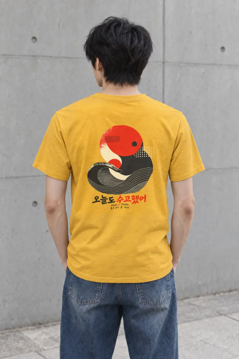 "Good Days Ahead" Heavyweight Unisex Crewneck T-shirt