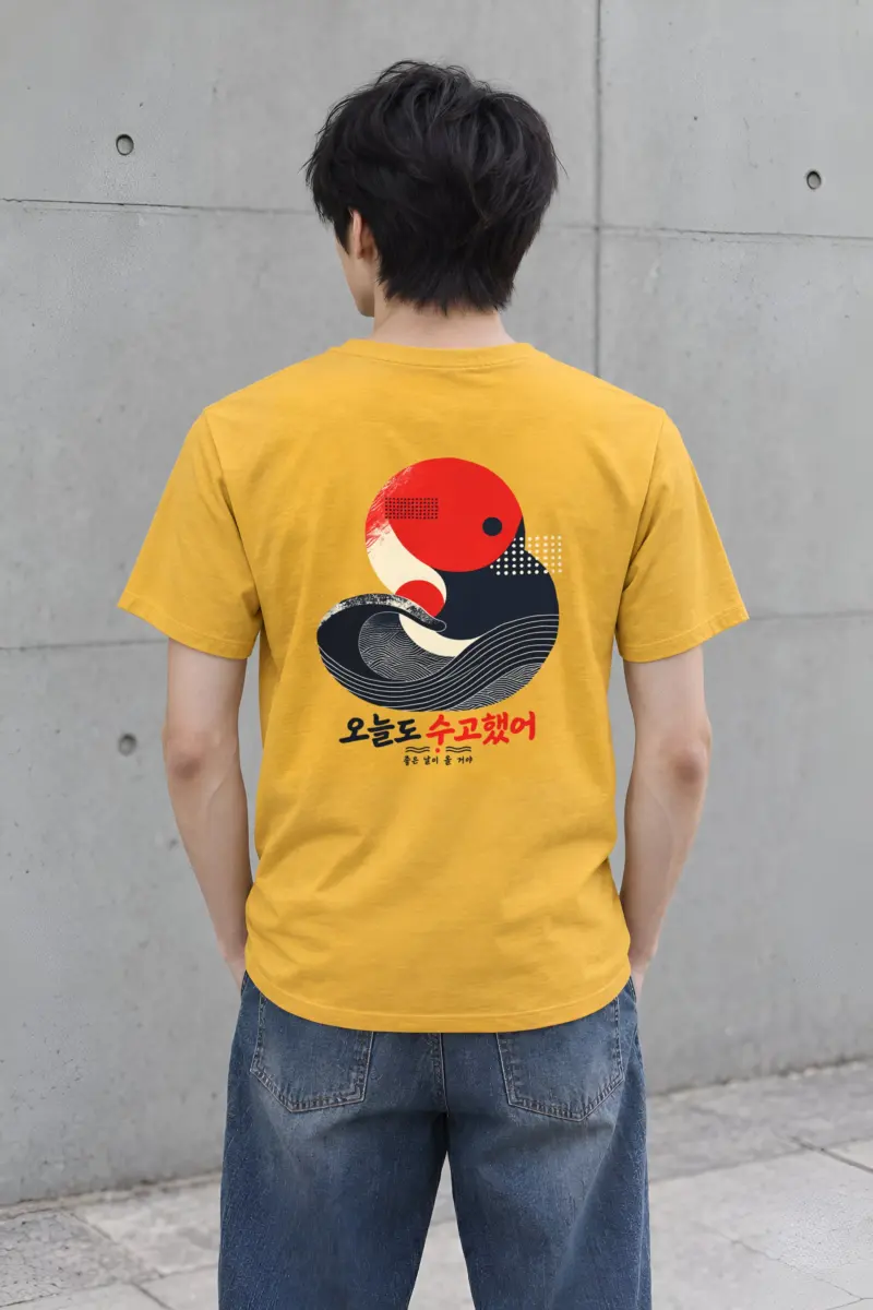"Good Days Ahead" Heavyweight Unisex Crewneck T-shirt