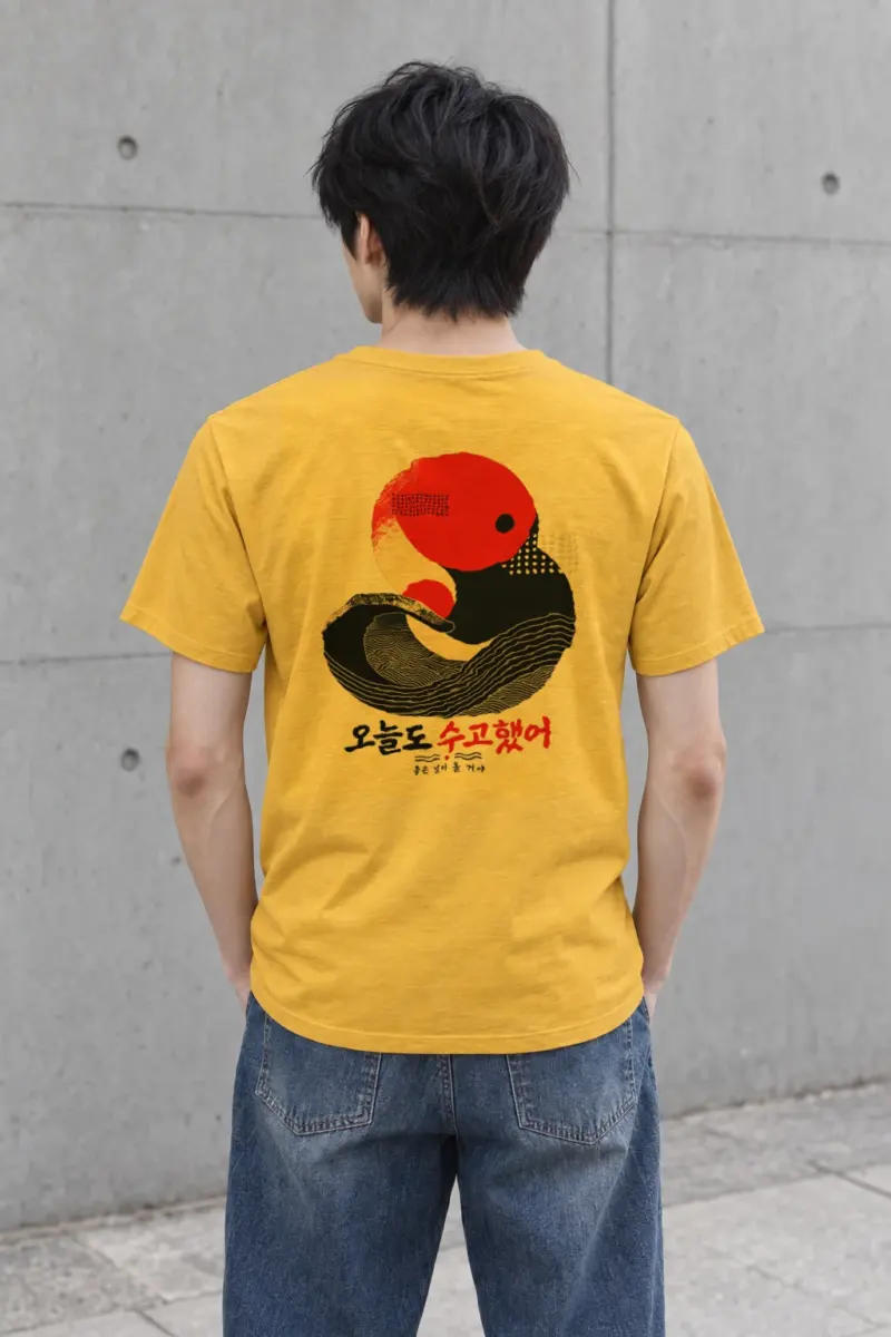 "Good Days Ahead" Heavyweight Unisex Crewneck T-shirt