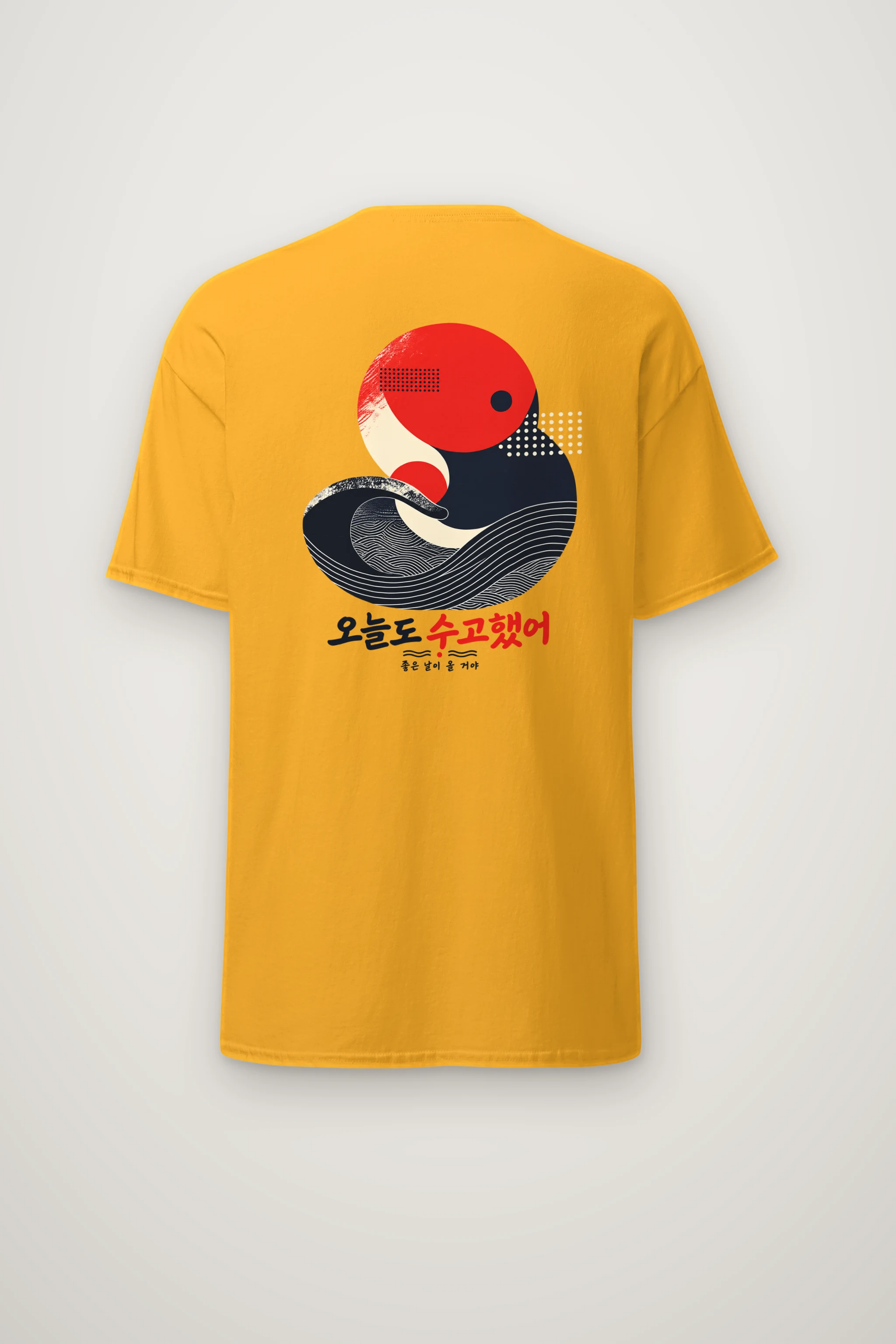 "Good Days Ahead" Heavyweight Unisex Crewneck T-shirt