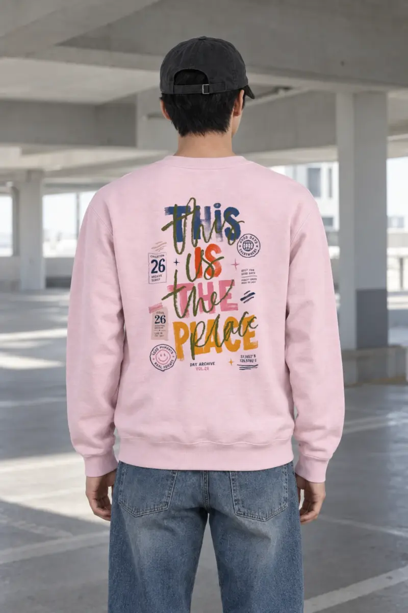 "Good Days Archive" Heavy Blend Unisex Crewneck Sweatshirt | Gildan 18000