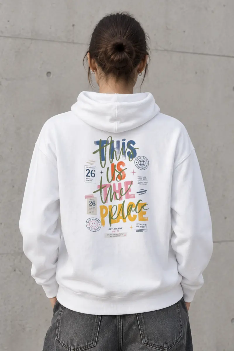 "Good Days Archive" Heavy Blend Unisex Pullover Hoodie