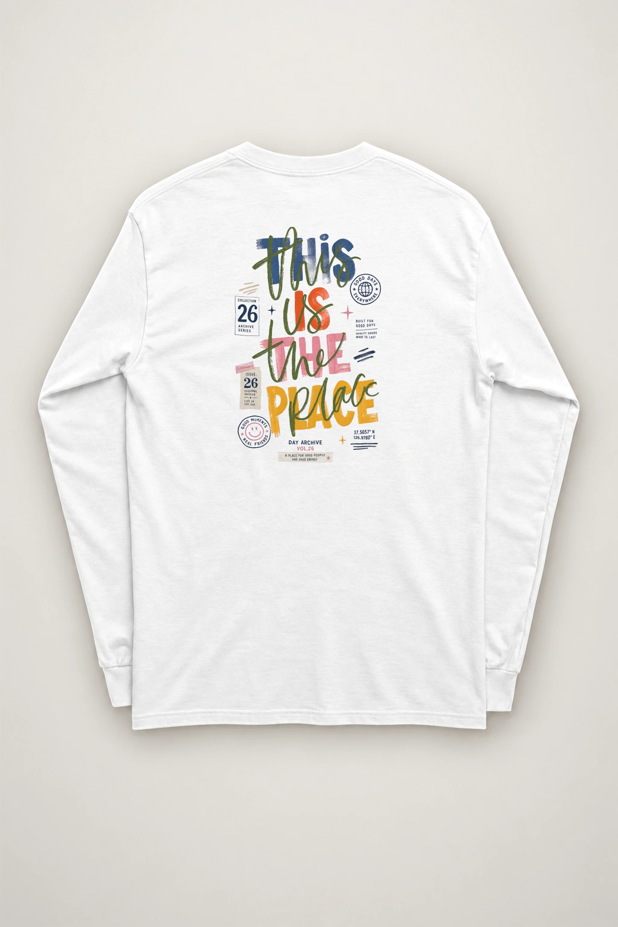 "Good Days Archive" Unisex Longsleeve T-shirt